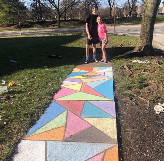 Columbus Foundation Staff Spread Joy Through Mosaic Chalk Art – One ...